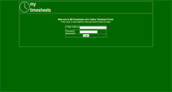 Desktop Screenshot of mytimesheets.net