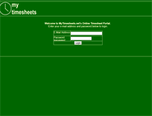 Tablet Screenshot of mytimesheets.net